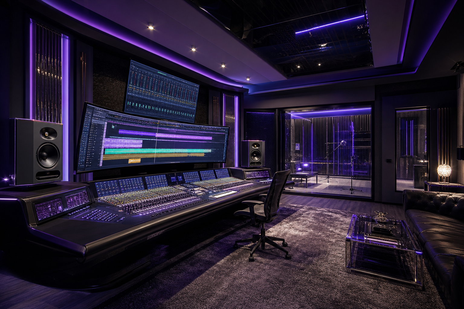 Inside the WOP Music Studio